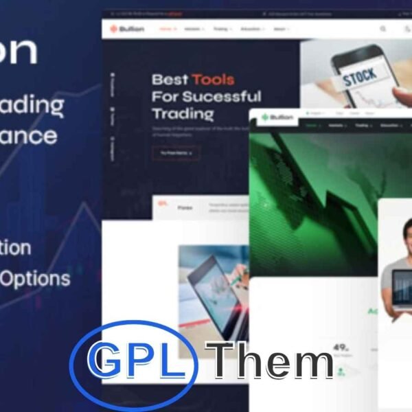 Bullion – Forex Broker & Trading WordPress Theme Bullion is a sleek, modern, and fully responsive WordPress theme designed for Forex brokers, trading platforms, and financial service providers. With its clean layout and powerful features, Bullion is the ideal solution for businesses in finance, banking, investment, insurance, and consulting.