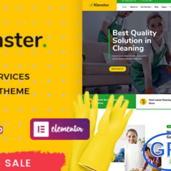 Klenster v1.0.9 – Cleaning Services WordPress Theme