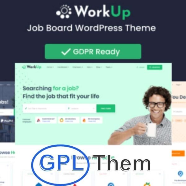 Workup – Job Board & Recruitment WordPress Theme Workup is a powerful and fully responsive WordPress theme designed to create professional job boards, recruitment platforms, and career portals. Whether you're building a job listing site, an HR management system, or a job posting marketplace, Workup offers all the features you need in one easy-to-use package.