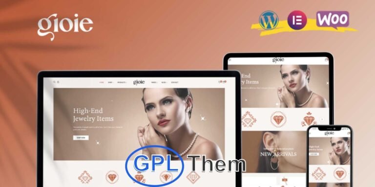 Gioie – Elegant Jewelry Store WooCommerce Theme Gioie is a stunning and feature-rich WooCommerce WordPress theme designed specifically for jewelry stores, watch retailers, and luxury accessory shops.
