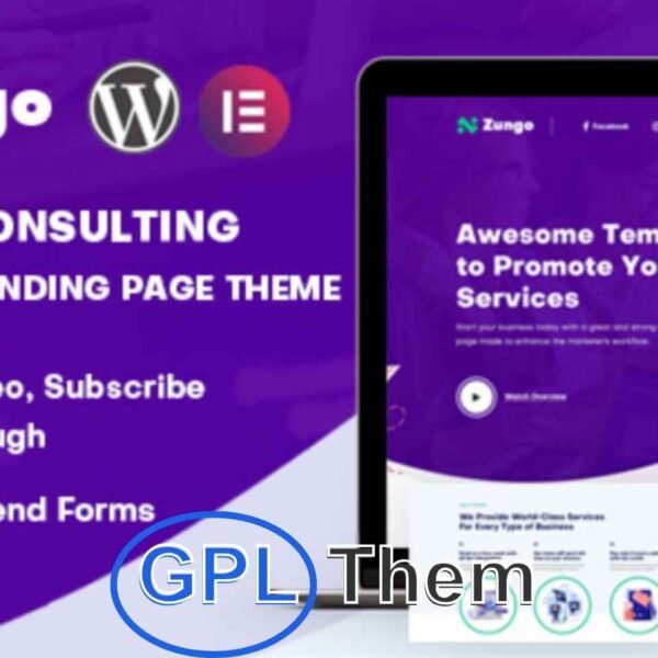 Zungo v1.0.4 – Creative Consulting Business WordPress Landing Page Theme
