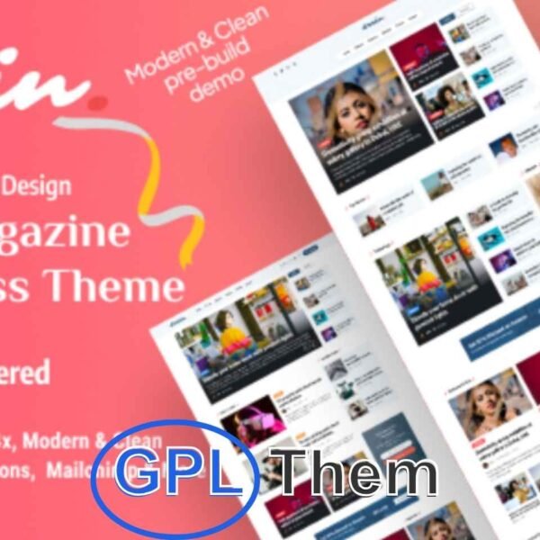 Errin v1.0.6 – Newspaper & Personal Blog WordPress Theme