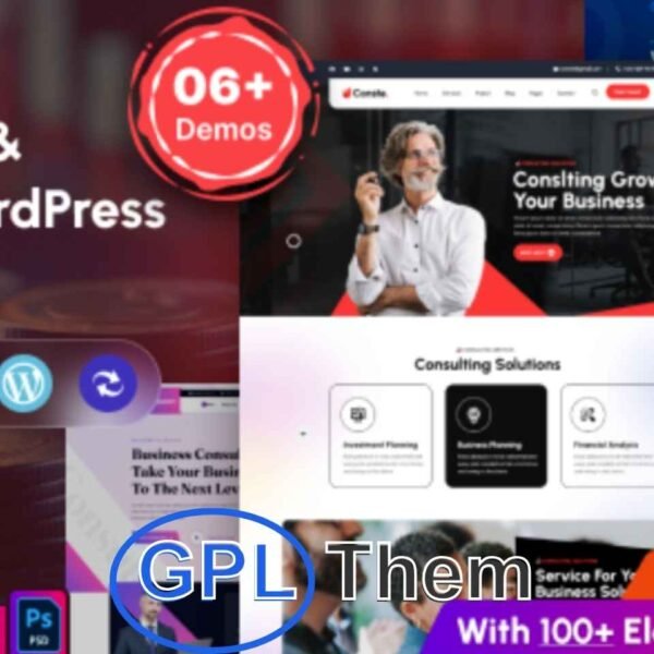 GTBUS v1.0.0 – Consulting & Finance WordPress Theme