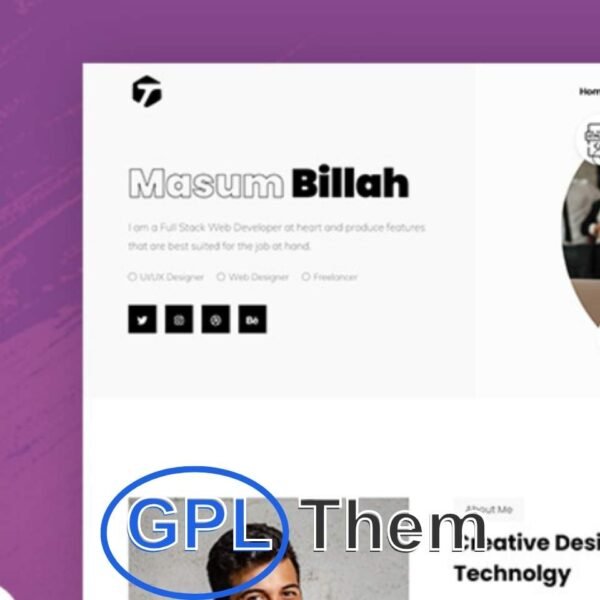 Tian v1.0.0 – Minimal Personal Portfolio WordPress Theme