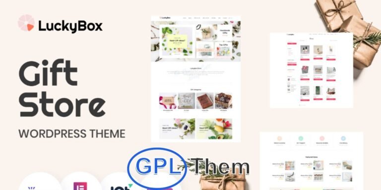 LuckyBox – Gift Shop WooCommerce Theme with Elementor LuckyBox is a charming and versatile WooCommerce WordPress theme specially crafted for online gift shops, celebration stores, and specialty boutiques. Built with the powerful Elementor page builder, LuckyBox makes it easy to create engaging and interactive store layouts—no coding required.