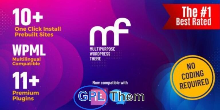 MF – Multipurpose WordPress Theme for All Business Needs MF is a responsive, clean, and modern WordPress theme built with flexibility and performance in mind. Designed for maximum versatility, MF is perfect for a wide range of industries and website types — from corporate, creative agencies, and personal portfolios to restaurants, dental clinics, law firms, medical services, and more.