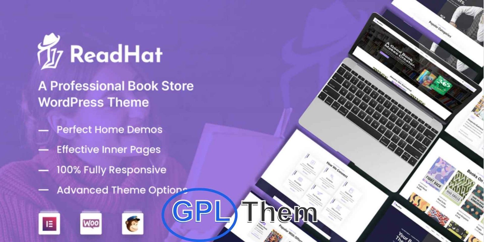 ReadHat – Book Store WooCommerce WordPress Theme ReadHat – Bookstore WooCommerce WordPress Theme ReadHat is a beautifully designed WooCommerce WordPress theme tailored for online bookstores, publishers, authors, and libraries. Crafted with attention to detail, it offers an elegant and user-friendly experience that enhances customer engagement and boosts sales.