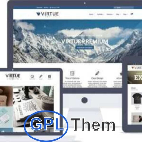 Kadence Virtue Premium WordPress Theme – Versatile, Powerful & Feature-Rich Kadence Virtue Premium Theme is a highly flexible and fully responsive WordPress theme designed to meet the needs of businesses, bloggers, online stores, and creative professionals. With endless customization options, intuitive design controls, and seamless integration with popular plugins, Virtue empowers you to build a professional website effortlessly.