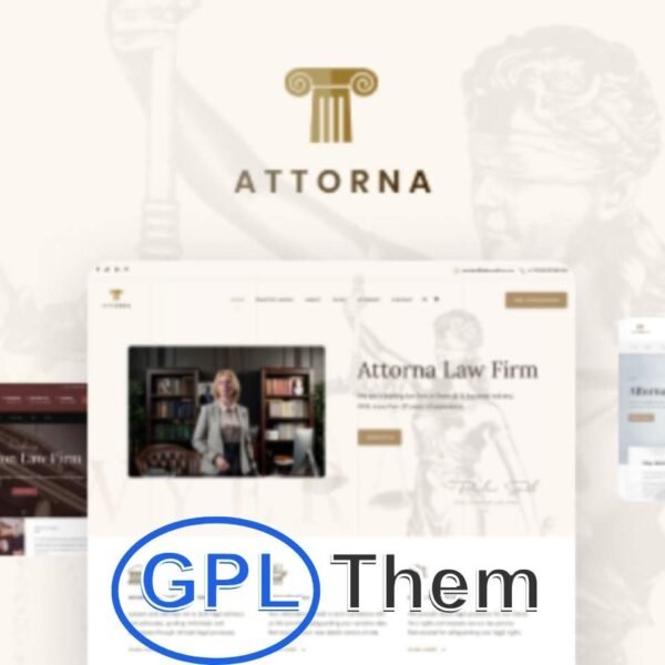 Attorna – WordPress Theme for Law Firms, Lawyers & Legal Professionals Attorna is a modern, clean, and fully responsive WordPress theme tailored for law firms, legal advisors, attorneys, solicitors, barristers, and consulting businesses. It’s also versatile enough to be used for any corporate or finance-related website.