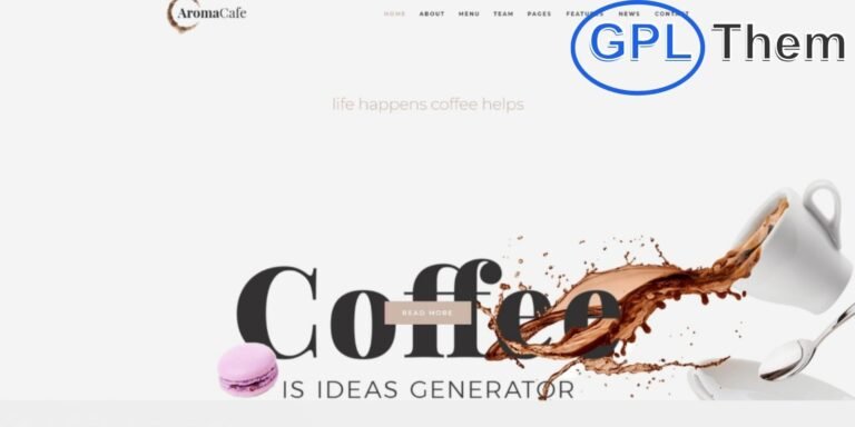 Aromacafe – Coffee Shop Elementor WordPress Theme Aromacafe is a stylish and feature-rich WordPress theme crafted specifically for coffee shops, cafés, bistros, and small food and beverage businesses. Built with the powerful Elementor page builder, Aromacafe makes it effortless to design and launch a fully customized website — whether you're creating a blog, service-focused site, or an online coffee store with WooCommerce integration.