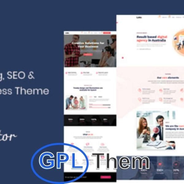 Luke – SEO & Digital Marketing WordPress Theme for Agencies and Startups Luke is a modern and professional WordPress theme designed for digital marketing agencies, IT businesses, SEO service providers, and all types of startup websites.