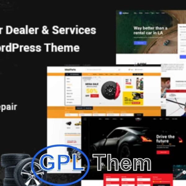IdealAuto – Car Dealer, Auto Services & Vehicle WordPress Theme IdealAuto is a modern, feature-rich WordPress theme designed specifically for car dealerships, auto repair shops, car rentals, car wash services, vehicle trading platforms, and auto parts stores.