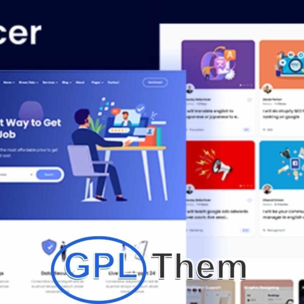 Prolancer – Freelance Marketplace WordPress Theme Prolancer is a powerful and feature-rich Freelance Marketplace WordPress theme built to help you create platforms like Fiverr, Upwork, or Freelancer.