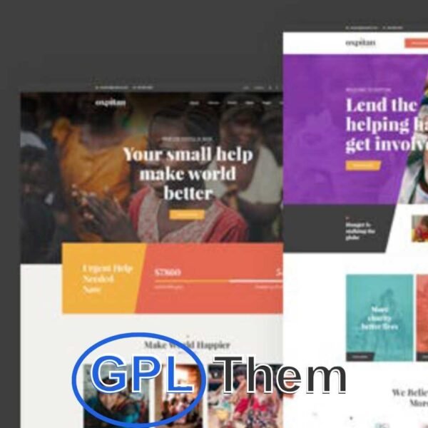 Oxpitan – Nonprofit & Charity WordPress Theme Oxpitan is a clean, modern, and highly flexible WordPress theme built for charities, nonprofits, fundraising campaigns, and NGOs. Its fully responsive and pixel-perfect design ensures your website looks stunning on all devices.