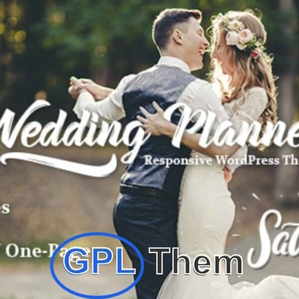 Wedding Planner – Elegant & Responsive WordPress Theme Wedding Planner is a beautifully designed WordPress theme perfect for wedding planners, engagement events, and couples creating personal wedding websites. With its modern, romantic, and elegant layout, it helps you showcase love stories, event details, RSVPs, and photo galleries in style.
