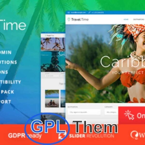 Travel Time v1.2.8 – Tour and Hotel WordPress Theme