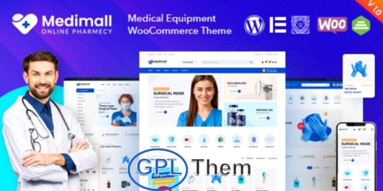 Medimall – Medical & Pharmacy WooCommerce WordPress Theme Medimall is a clean, modern WooCommerce WordPress theme designed for pharmacies, medical stores, clinics, and healthcare-related eCommerce businesses.