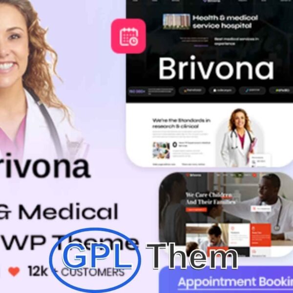Brivona v5.5 – Clinical Websites WordPress Theme with Appointments Booking
