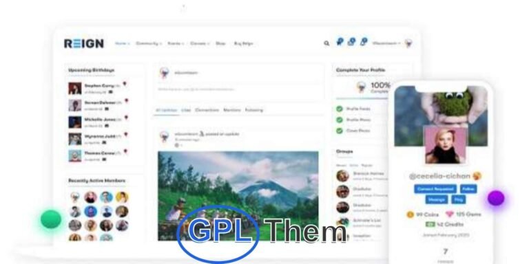 Reign – BuddyPress Community & Social Network WordPress Theme Reign is a powerful BuddyPress WordPress theme designed to help you build vibrant online communities for companies, schools, sports teams, or niche networks.