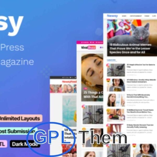 Newsy v2.4.1 – Viral News & Magazine WordPress Theme