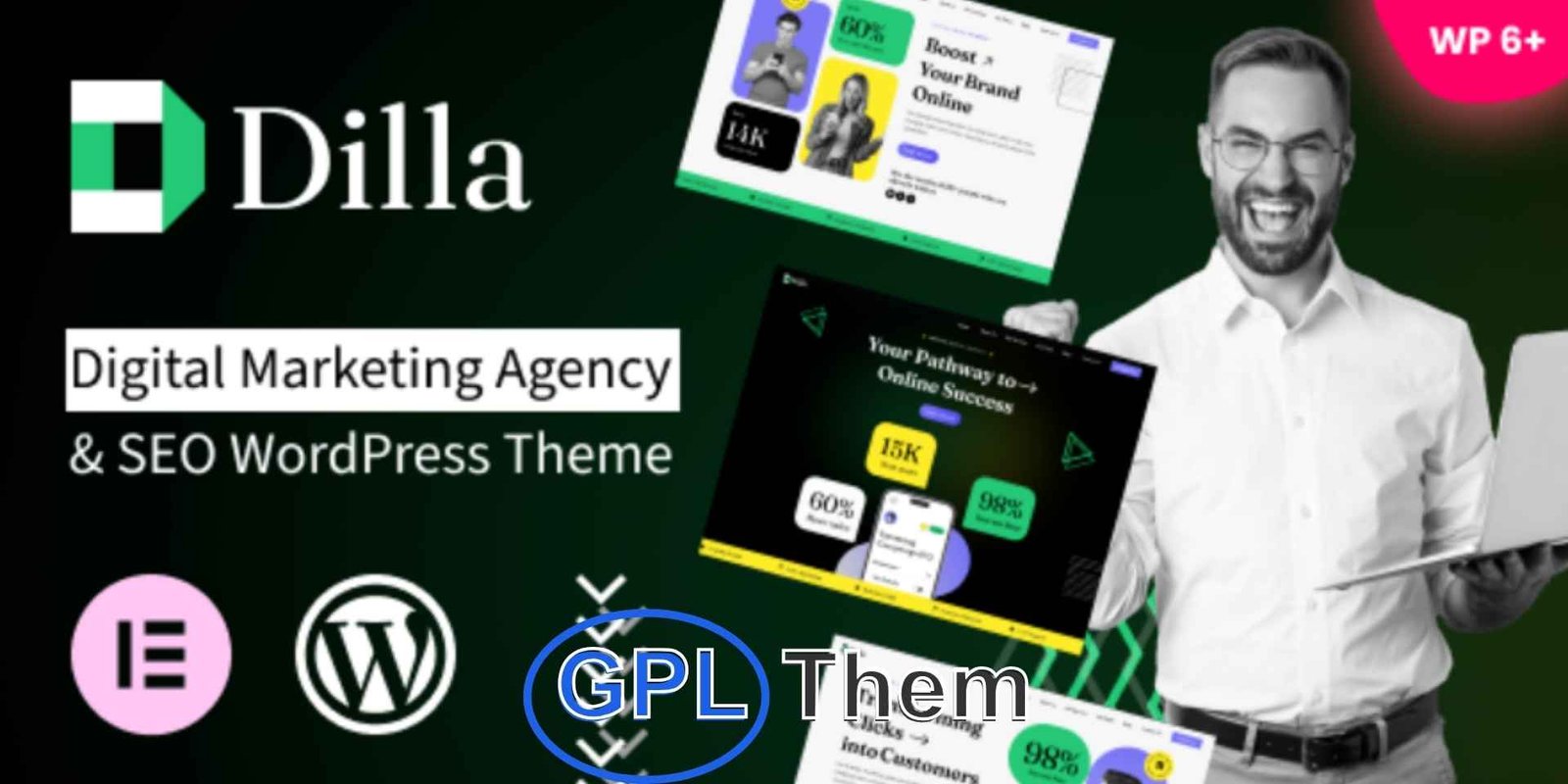 Dilla – Digital Marketing Agency & SEO WordPress Theme Dilla – Digital Marketing & SEO WordPress Theme Dilla is a sleek and modern WordPress theme built for SEO agencies, digital marketers, creative studios, web development firms, and social media consultancies. Designed to convert visitors into clients, Dilla helps you craft a visually stunning and professional website with ease.