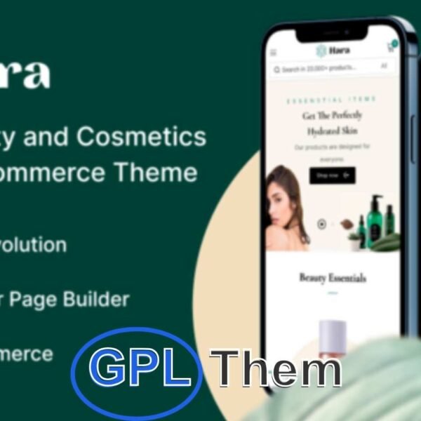 Hara – Natural Beauty & Organic Cosmetics WooCommerce Theme Hara is a stylish and modern WordPress theme perfect for beauty, skincare, and organic cosmetics stores. Designed with wellness in mind, it’s ideal for selling natural beauty products, organic skincare, or running a clean and healthy lifestyle blog.