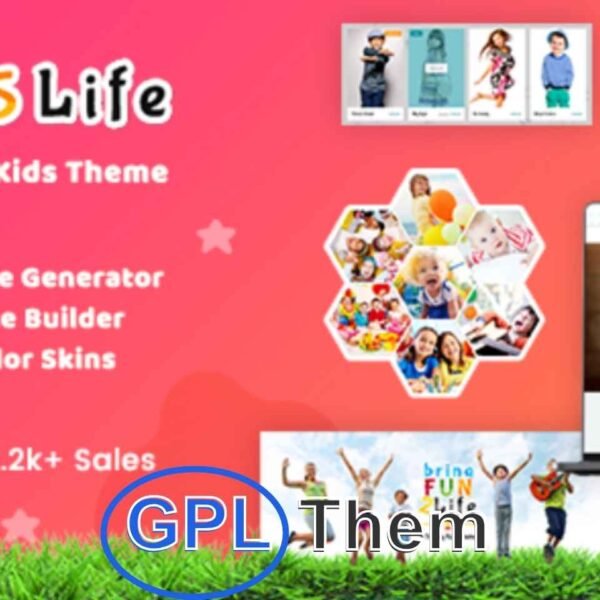 Kids Life – Kindergarten & Children WordPress Theme Kids Life is a beautifully designed WordPress theme for children-focused websites, ideal for daycare centers, preschools, kindergartens, art & craft schools, nurseries, and other educational institutions.