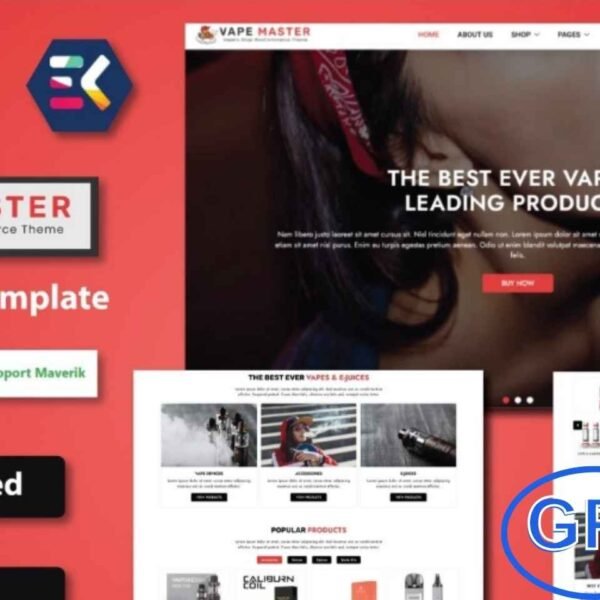 Vape Master v1.0.0 – Vapers & Tobacco Shop WooCommerce Theme