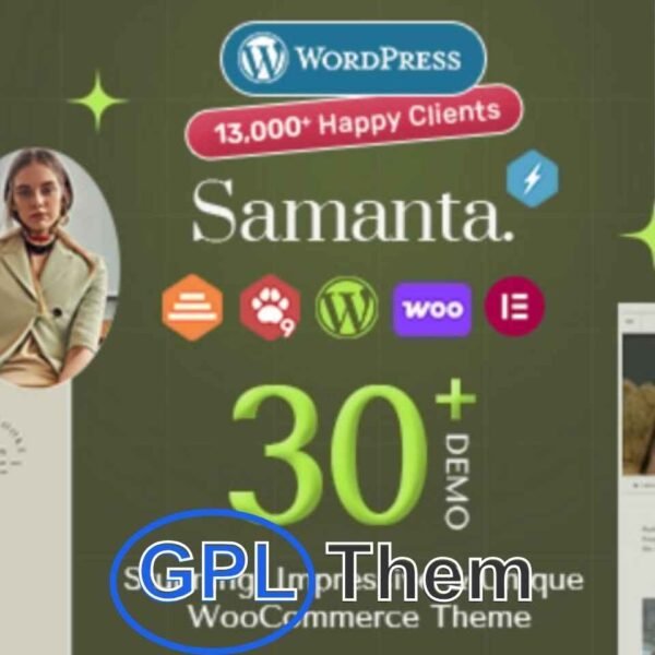 Samantha – Beauty & Cosmetics WooCommerce WordPress Theme Samantha is an elegant and feature-rich WooCommerce WordPress theme designed for cosmetics stores, beauty salons, perfume shops, and spa or skincare product websites.