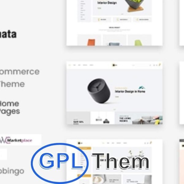 Hanata – Multipurpose Furniture Marketplace WooCommerce Theme Hanata is a powerful and flexible WooCommerce furniture marketplace theme, ideal for creating professional eCommerce websites in the furniture, interior design, home décor, and related niches.