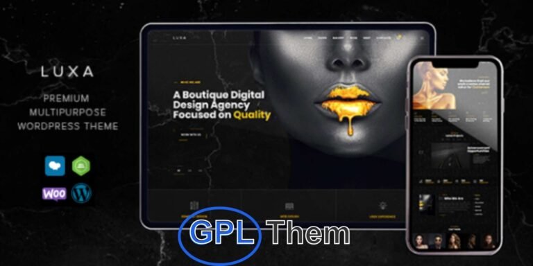 Luxa – Luxury Black Multi-Purpose WordPress Theme Luxa is a sleek and elegant black-themed multipurpose WordPress theme, crafted for luxury brands, creative agencies, photographers, videographers, freelancers, and portfolio websites.