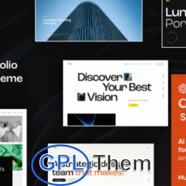 Lunna – Modern & Creative Portfolio WordPress Theme Lunna is a sleek, stylish, and powerful WordPress portfolio theme designed for creative professionals and digital agencies. Perfect for marketing studios, design agencies, freelancers, web designers, and branding experts, Lunna helps you showcase your work with elegance and impact.