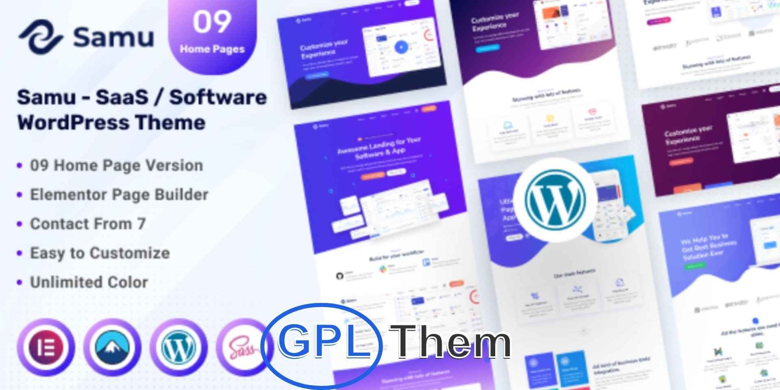 Samu – SaaS / Software WordPress Theme Samu – SaaS & Software Company WordPress Theme Samu is a sleek, fully responsive WordPress theme designed for SaaS platforms, software startups, and tech businesses. With its modern design and clean code structure, Samu is both visually impressive and easy to customize — perfect for developers and non-tech users alike.