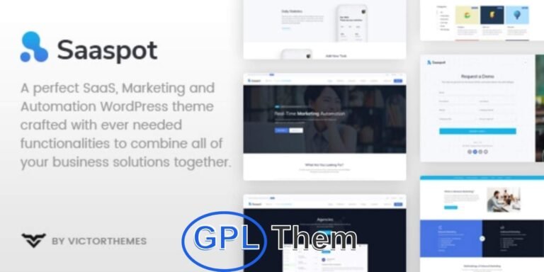 SaaSpot – SaaS Marketing & Business Automation WordPress Theme SaaSpot is a high-performance SaaS marketing and business automation WordPress theme crafted to help startups, tech companies, and digital service providers accelerate growth.