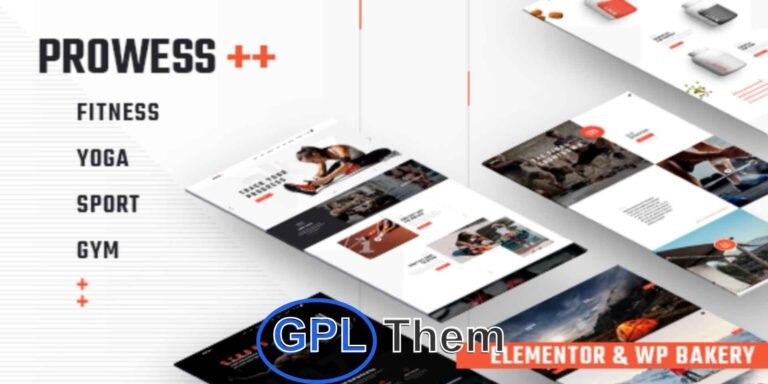 Prowess – Gym & Fitness WordPress Theme Prowess is a powerful and dynamic WordPress theme designed specifically for gyms, fitness centers, personal trainers, and yoga instructors. Whether you're launching a new gym website or promoting your fitness services online, Prowess offers everything you need to make a strong impression.