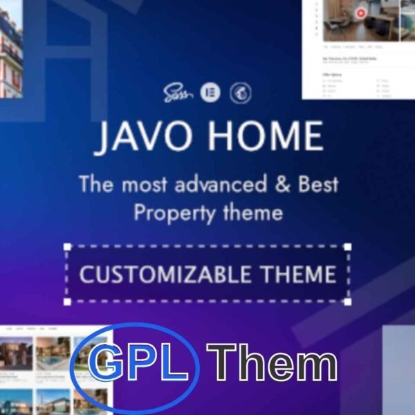 Javo Home – Real Estate & Property WordPress Theme Javo Home is a powerful and fully responsive WordPress theme designed specifically for real estate agencies, property listings, and realtors. Built with retina-ready visuals and Bootstrap compatibility, this theme offers a sleek, modern design combined with advanced functionality.