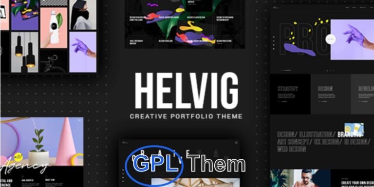 Helvig – Creative Portfolio WordPress Theme for Agencies & Studios Helvig is a bold and modern WordPress theme designed for creative professionals, digital agencies, branding studios, and portfolio showcases. With a striking dark design aesthetic, Helvig helps you present your work in a sleek, professional way.