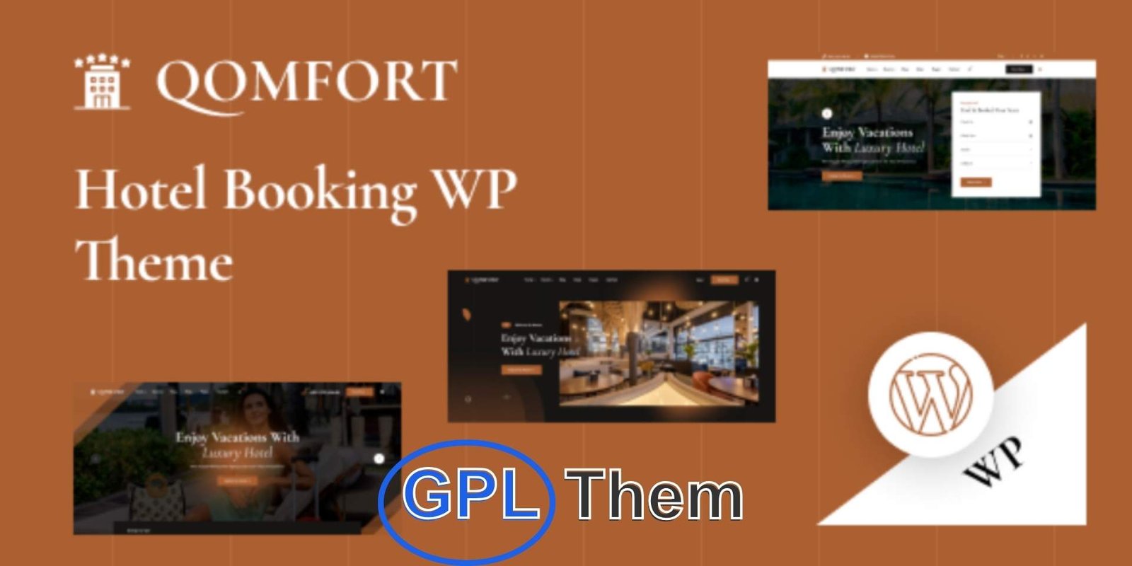 Qomfort – Hotel Booking WordPress Theme Qomfort – Elegant Hotel Booking WordPress Theme for Modern Hospitality Qomfort is a beautifully designed WordPress theme crafted specifically for hotels, resorts, guest houses, and vacation rentals.