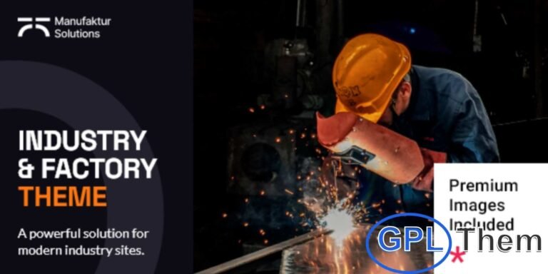 Manufaktur Solutions – Industry & Factory WordPress Theme Manufaktur Solutions is a cutting-edge WordPress theme for industrial and manufacturing businesses. Perfect for factories, construction companies, metalworks, machinery, renewable energy, oil & gas, and other industrial sectors, this theme delivers everything you need to build a powerful online presence.