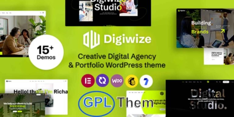 Digiwize – Digital Agency & Creative Portfolio WordPress Theme Digiwize is a modern and feature-rich WordPress theme crafted for digital agencies, creative studios, and design professionals. Whether you're running a web development agency, branding firm, or freelance portfolio, Digiwize offers everything you need to showcase your work with style and impact.
