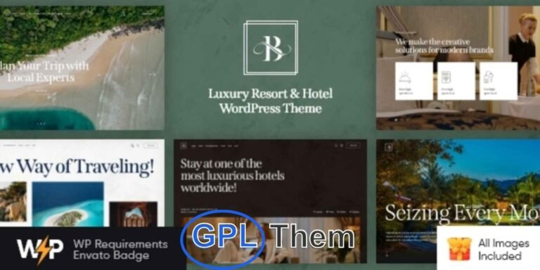 Belicia – Luxury Resort & Hotel WordPress Theme Belicia is a vibrant and elegant WordPress theme designed for luxury resorts, hotels, retreats, beach clubs, and vacation destinations. Whether you're managing a seaside resort, a boutique hotel, or a holiday getaway, Belicia offers the perfect blend of sunny aesthetics and powerful functionality to showcase your property online.