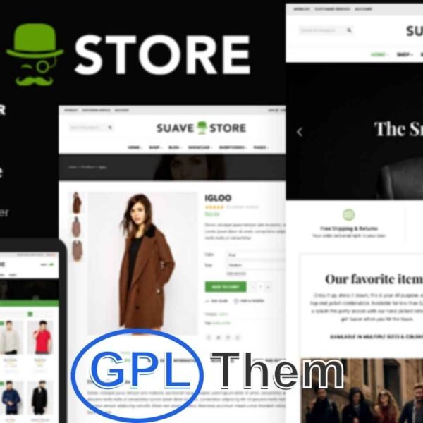Suave – Responsive Multi-Purpose WooCommerce WordPress Theme Suave is a modern, fully responsive WooCommerce WordPress theme built for a seamless online shopping experience across all devices, especially smartphones and tablets.