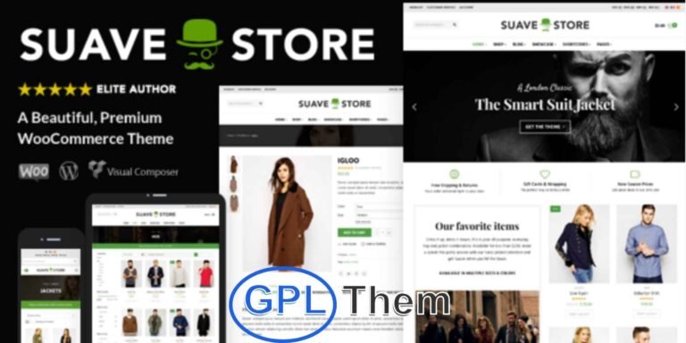 Suave – Responsive Multi-Purpose WooCommerce WordPress Theme Suave is a modern, fully responsive WooCommerce WordPress theme built for a seamless online shopping experience across all devices, especially smartphones and tablets.