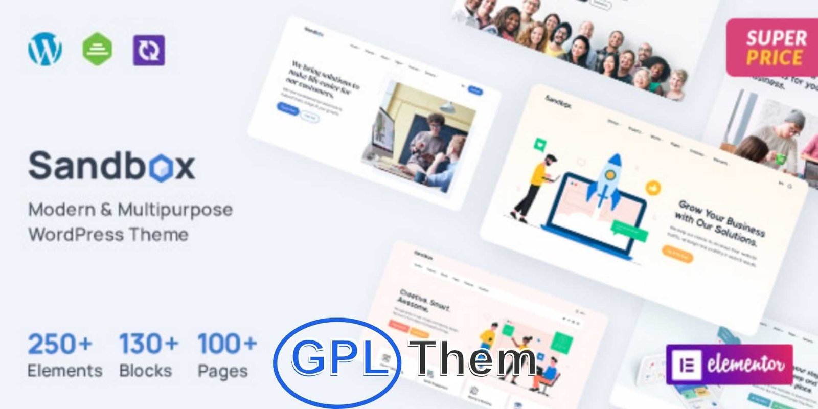 Sandbox – Modern & Multipurpose WordPress Theme Sandbox – Modern Multipurpose WordPress Theme for Startups, Businesses & Creatives Sandbox is a sleek and versatile WordPress theme built for a wide range of industries—including startups, SaaS companies, marketing agencies, software firms, eCommerce shops, blogs, portfolios, travel websites, and more.