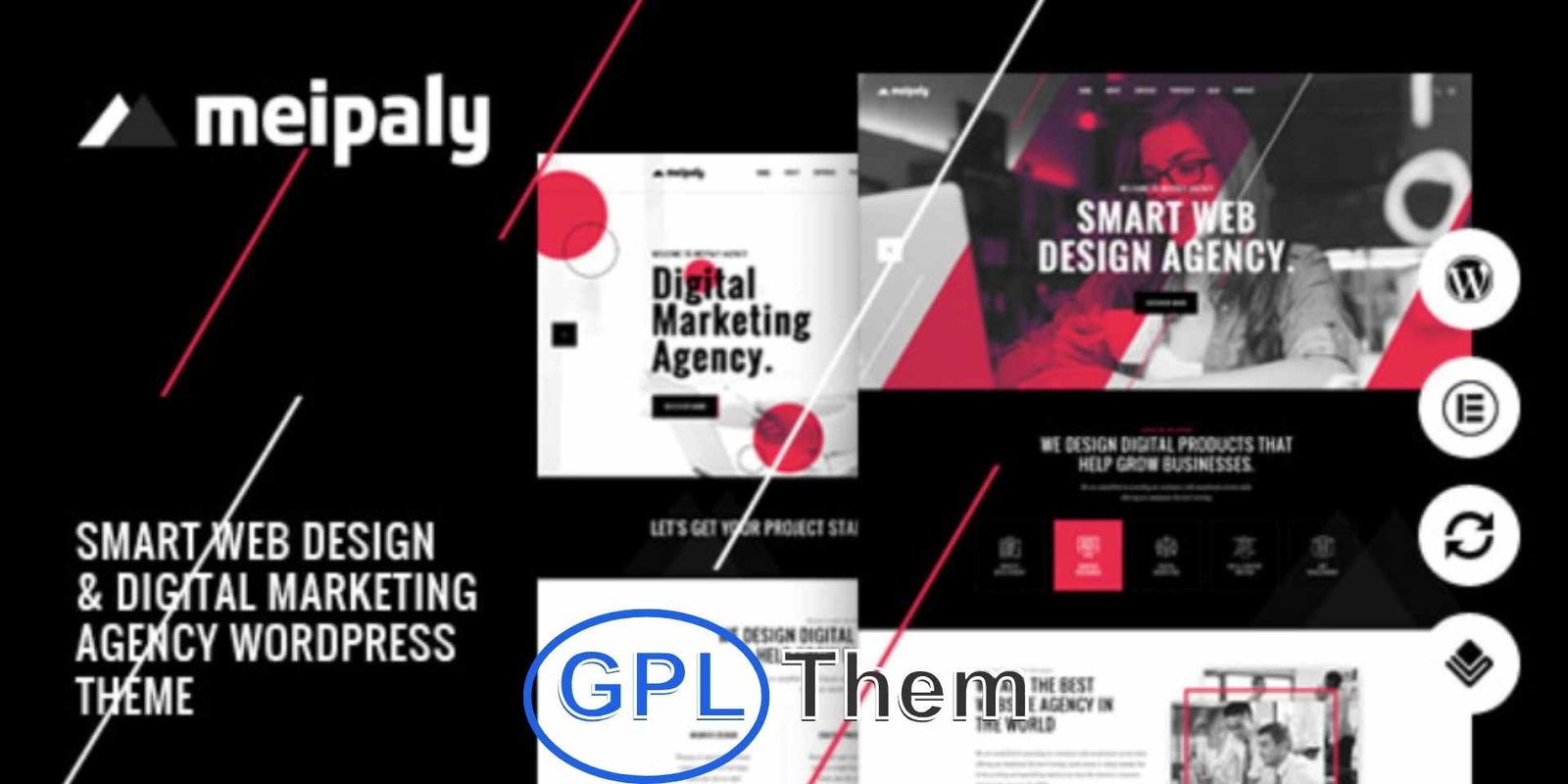 Meipaly – Digital Services Agency WordPress Theme Meipaly – Digital Agency & Marketing Services WordPress Theme Meipaly is a dynamic and responsive WordPress theme designed specifically for digital service agencies. Ideal for web design studios, SEO agencies, online marketing firms, and internet service providers, Meipaly offers a sleek and modern layout packed with versatile features.