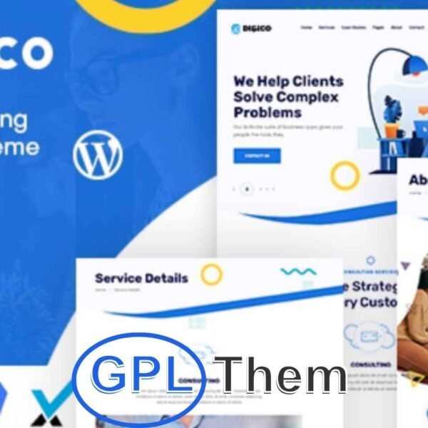 Digico – Multipurpose Business & Consulting WordPress Theme Digico is a modern and professional WordPress theme crafted for a wide range of consulting services. Whether you specialize in business consulting, digital marketing, legal advisory, medical consultancy, real estate consulting, or corporate solutions—Digico provides the perfect platform to showcase your expertise.