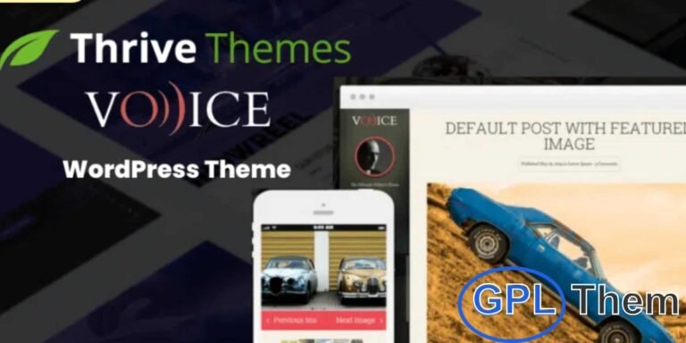 Voice by Thrive Themes – Minimal WordPress Theme for Content Creators & Bloggers Voice by Thrive Themes is a clean, content-focused WordPress theme crafted for bloggers, writers, and content creators who want their words to take center stage. Its unique header-less layout and elegant typography ensure that your articles remain the focal point.