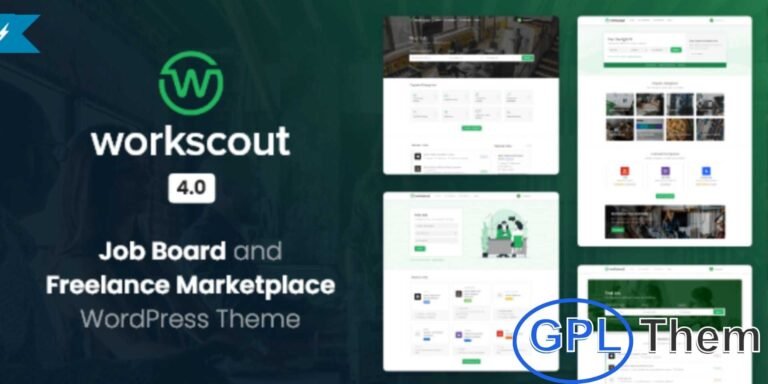 WorkScout – Job Board & Recruitment WordPress Theme WorkScout is a powerful and fully-featured WordPress theme designed specifically for job boards, recruitment agencies, HR professionals, and employment offices.
