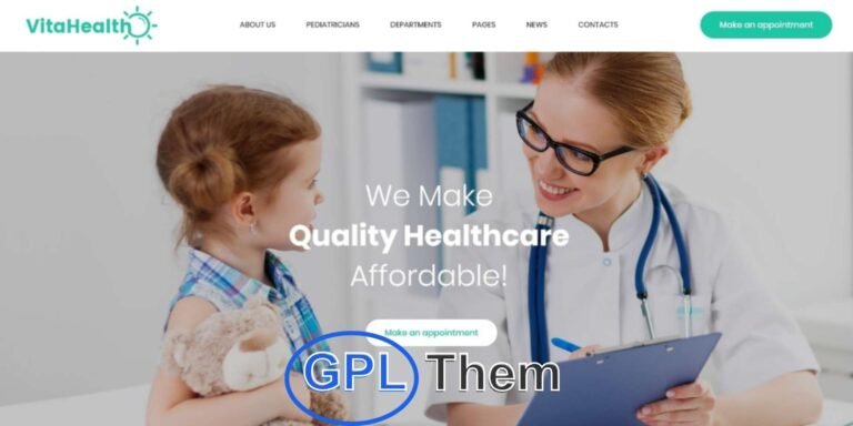 VitaHealth – Pediatric Clinic & Medical WordPress Theme VitaHealth is a professionally designed, fully responsive WordPress theme tailored for pediatric clinics, children's hospitals, and healthcare professionals. Built with ease of use in mind, VitaHealth allows you to launch a medical website, health blog, or even a WooCommerce-enabled online store in just minutes—no coding required.
