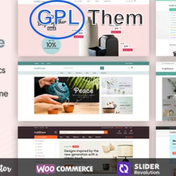 CraftXtore – Handmade Ceramics & Pottery WooCommerce Theme CraftXtore is a beautifully designed WooCommerce WordPress theme tailored for handmade crafts, pottery, ceramics, and home décor stores. Perfect for artisans and crafters, this theme helps you build an elegant and professional online storefront that highlights your unique, handcrafted products.